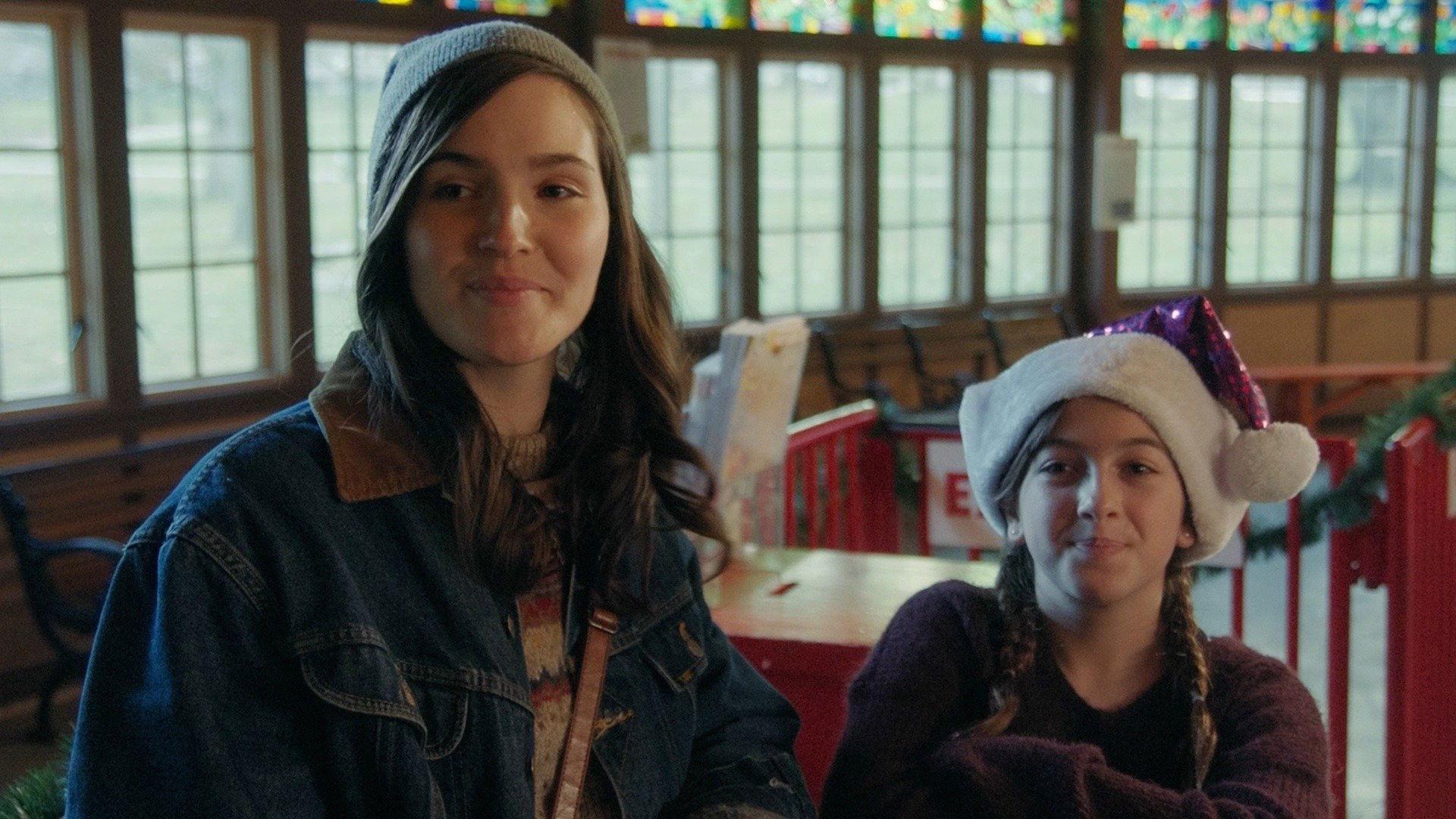 Christmas on the Carousel 2021 movie scene