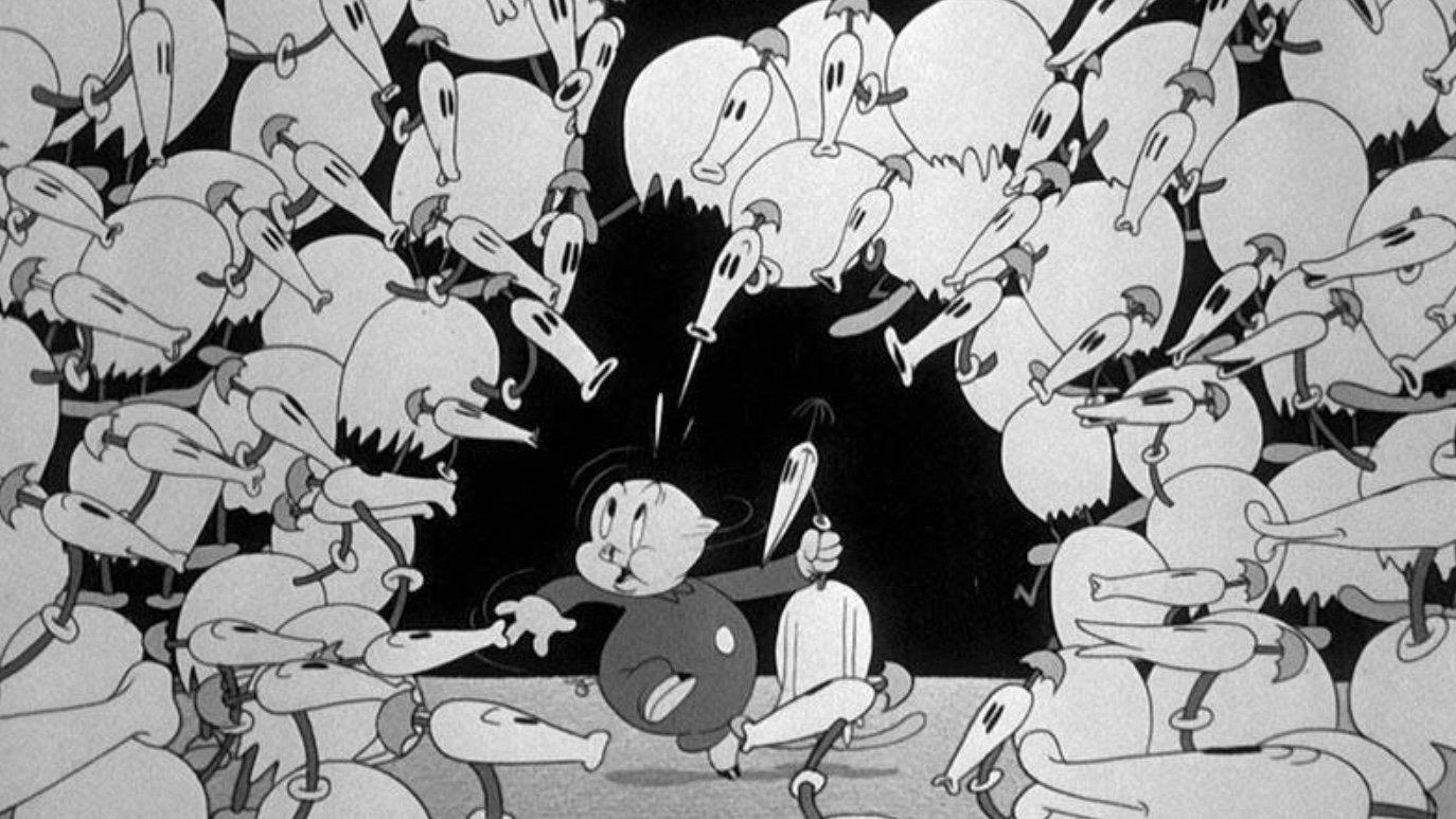 Porky in Wackyland 1938 movie scene