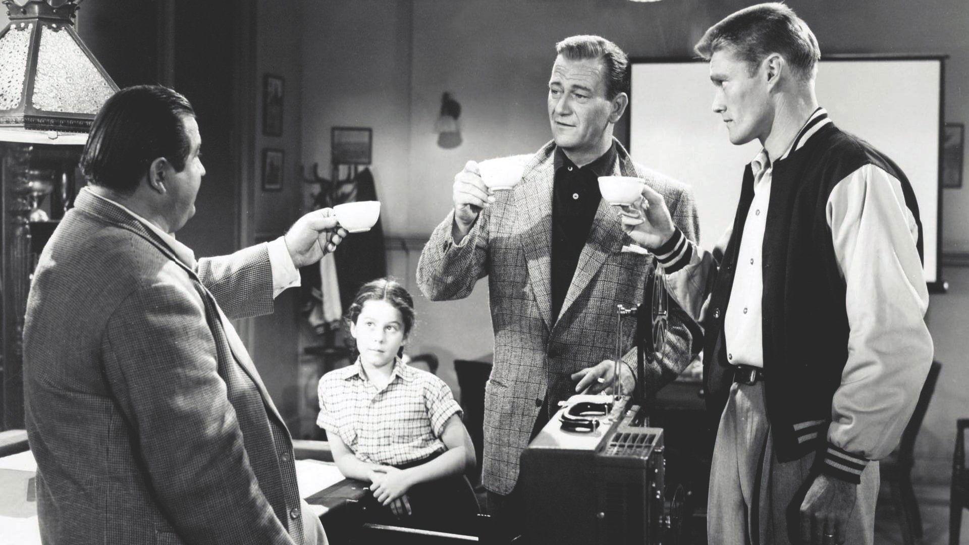 Trouble Along the Way 1953 movie scene