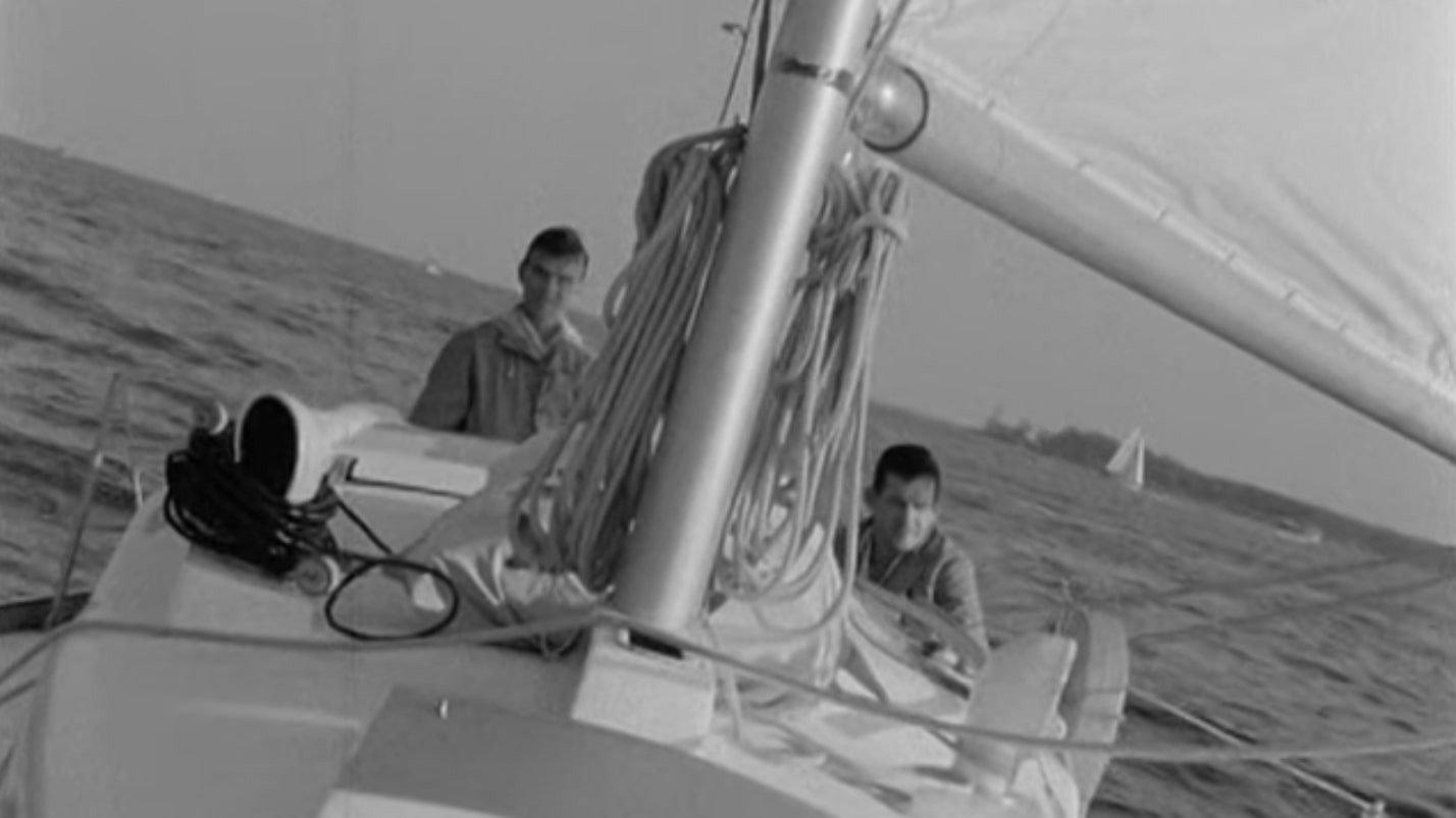 Sailing with Bushnell Keeler 1967 movie scene