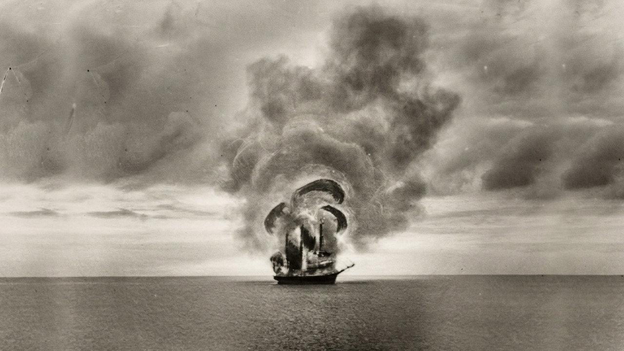 The Hell Ship 1923 movie scene
