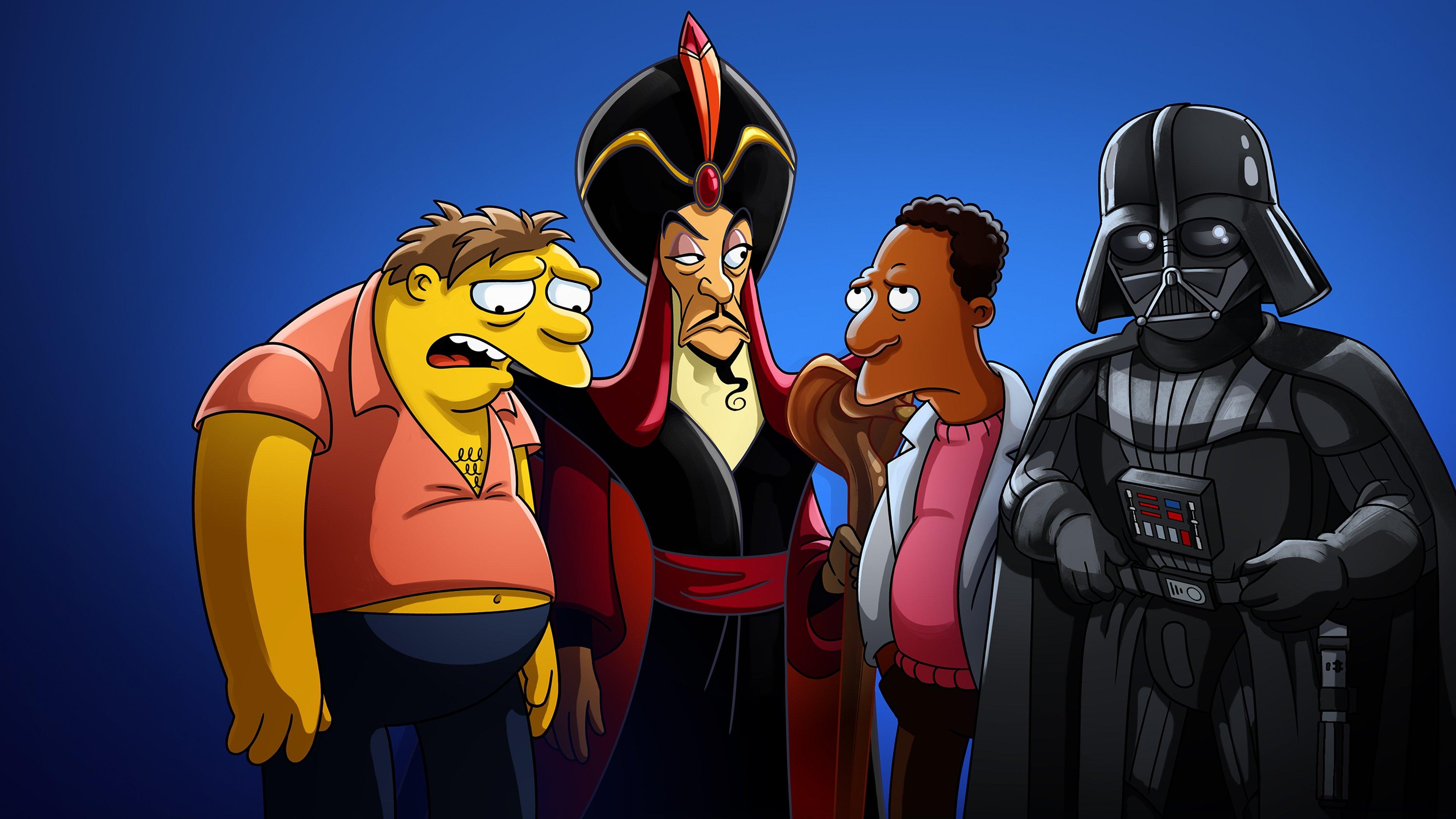 The Simpsons in Plusaversary 2021 movie scene