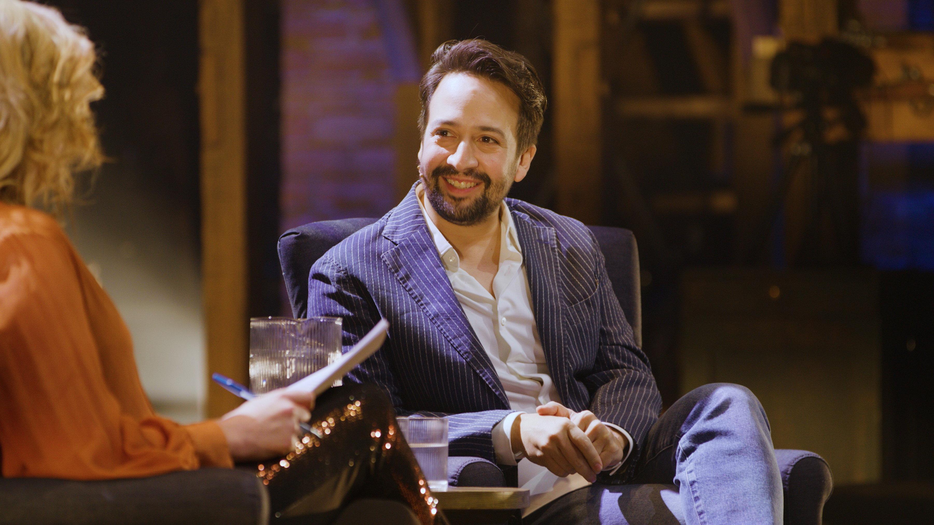 In The Room: Leigh Sales with Lin-Manuel Miranda 2023 movie scene