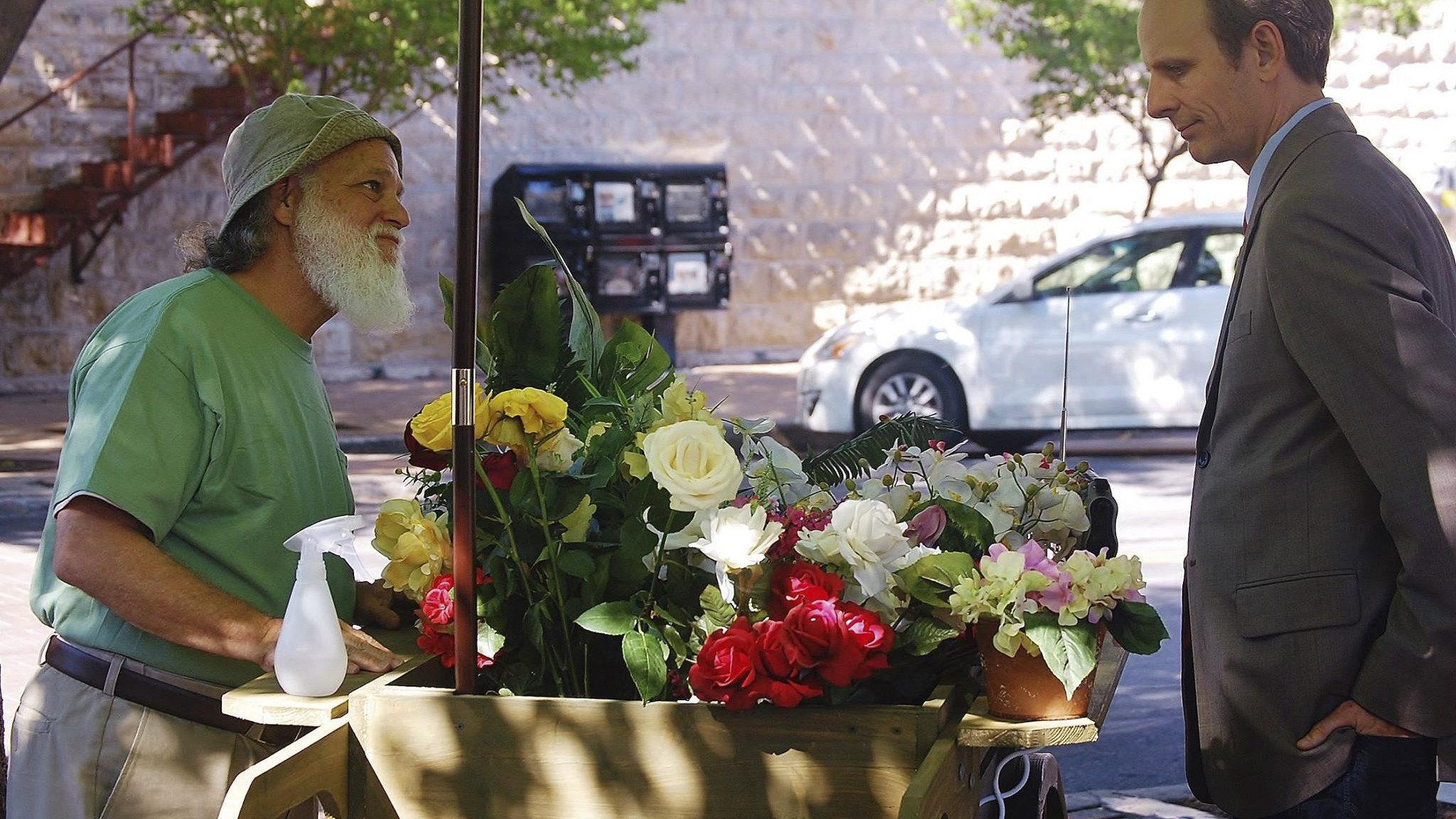 The Man Who Loved Flowers 2015 movie scene