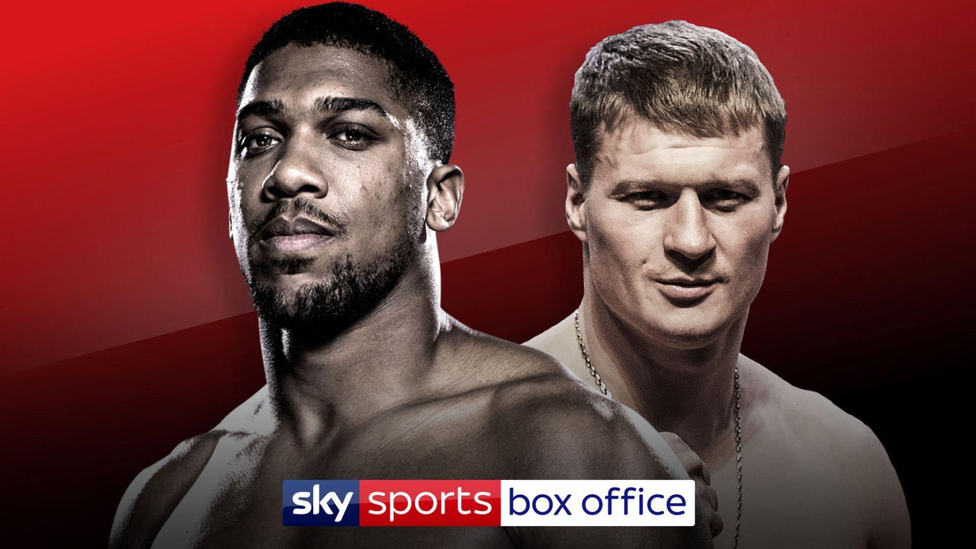 Anthony Joshua vs. Alexander Povetkin 2018 movie scene