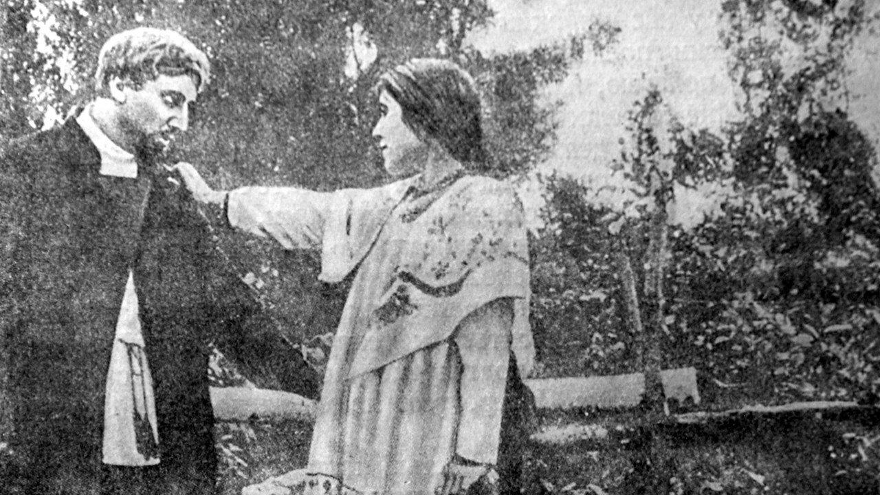 The Peasants' Lot 1912 movie scene