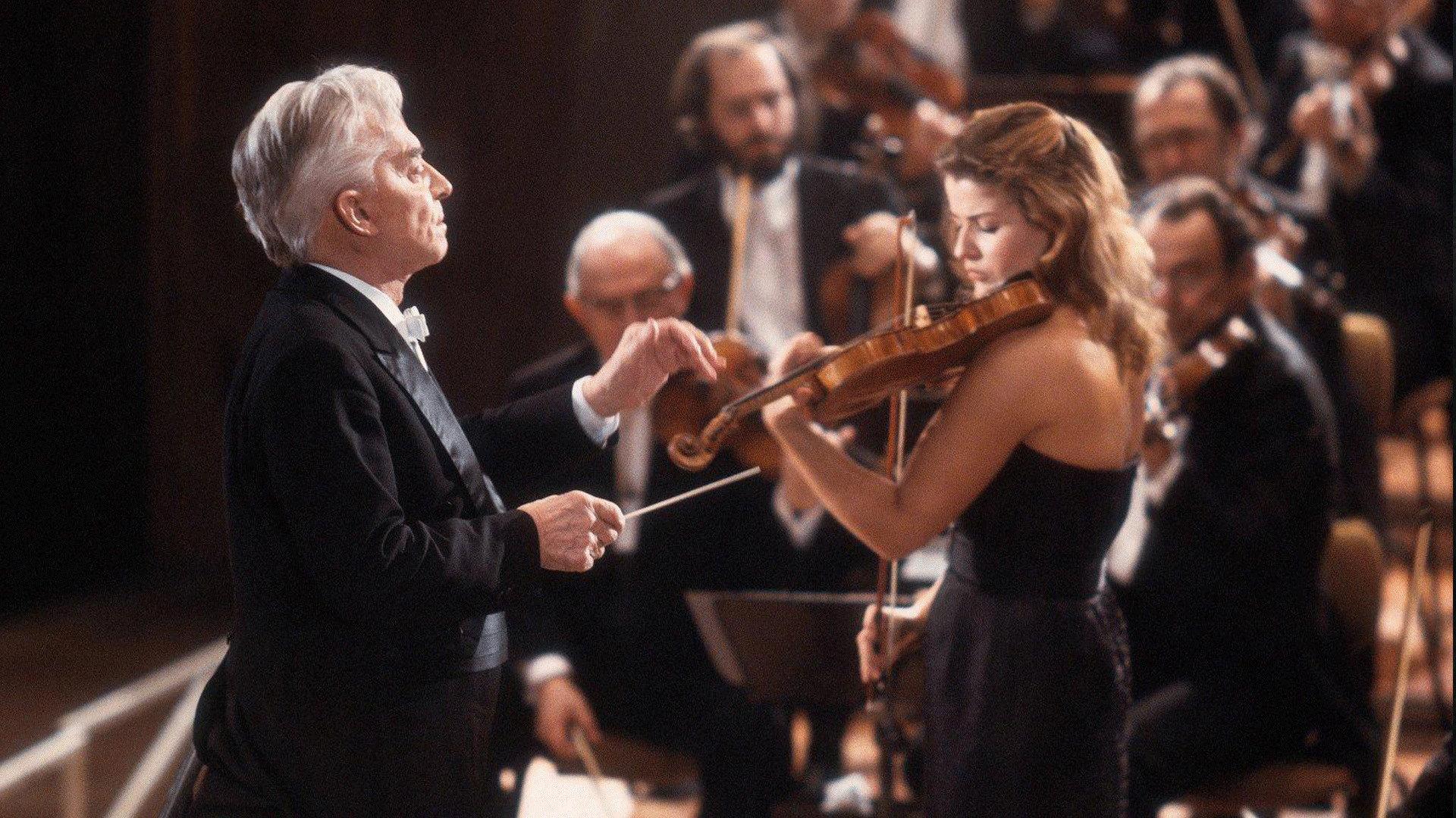 Karajan: Beethoven: Violin Concerto 1984 movie scene