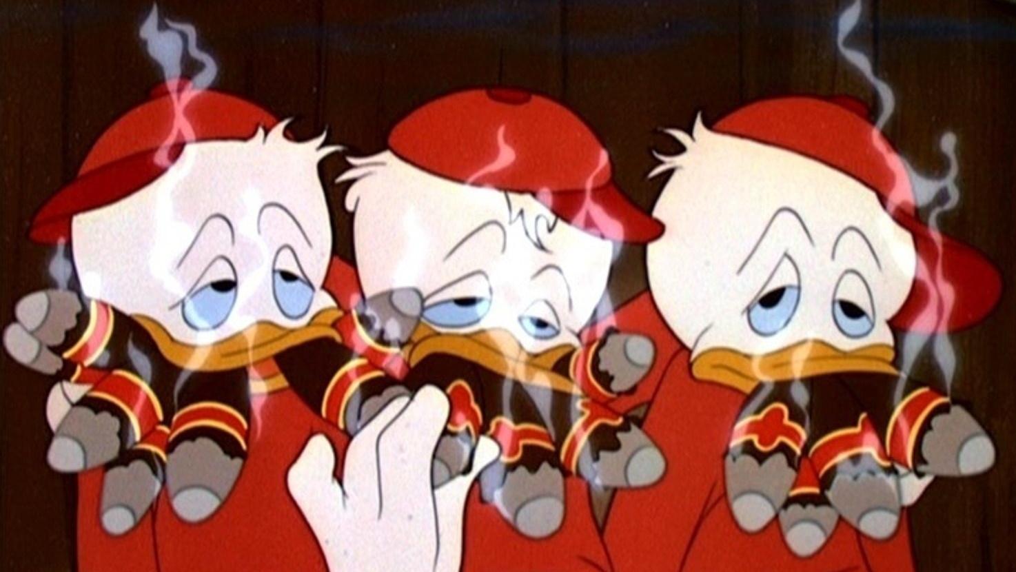 Donald's Happy Birthday 1949 movie scene