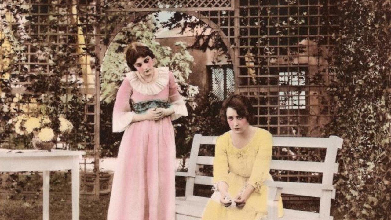 The Road Through the Dark 1918 movie scene