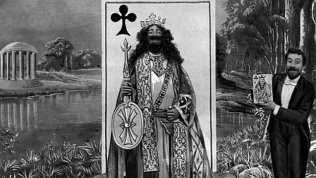The Living Playing Cards 1905 movie scene