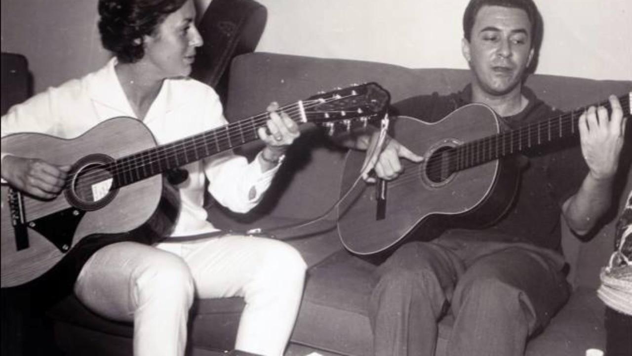Caterina Valente presents Brazilian music 1979 movie scene