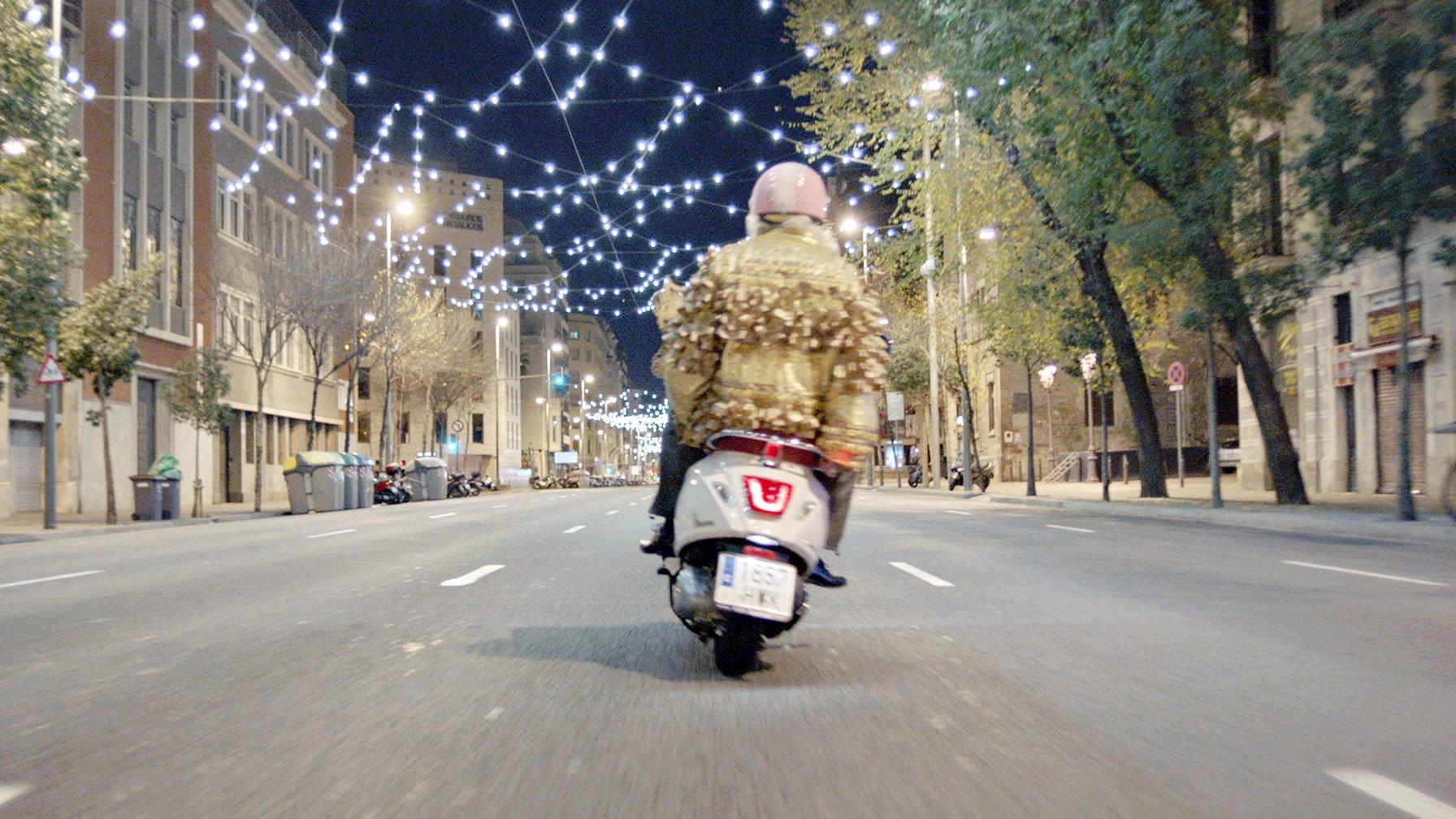 Barcelona Christmas Night 2015 movie scene