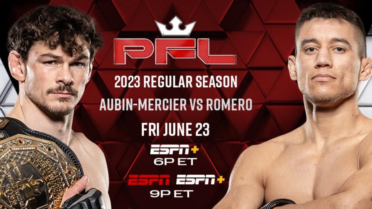 PFL 2023 #6: Regular Season - Aubin-Mercier vs. Romero 2023 movie scene