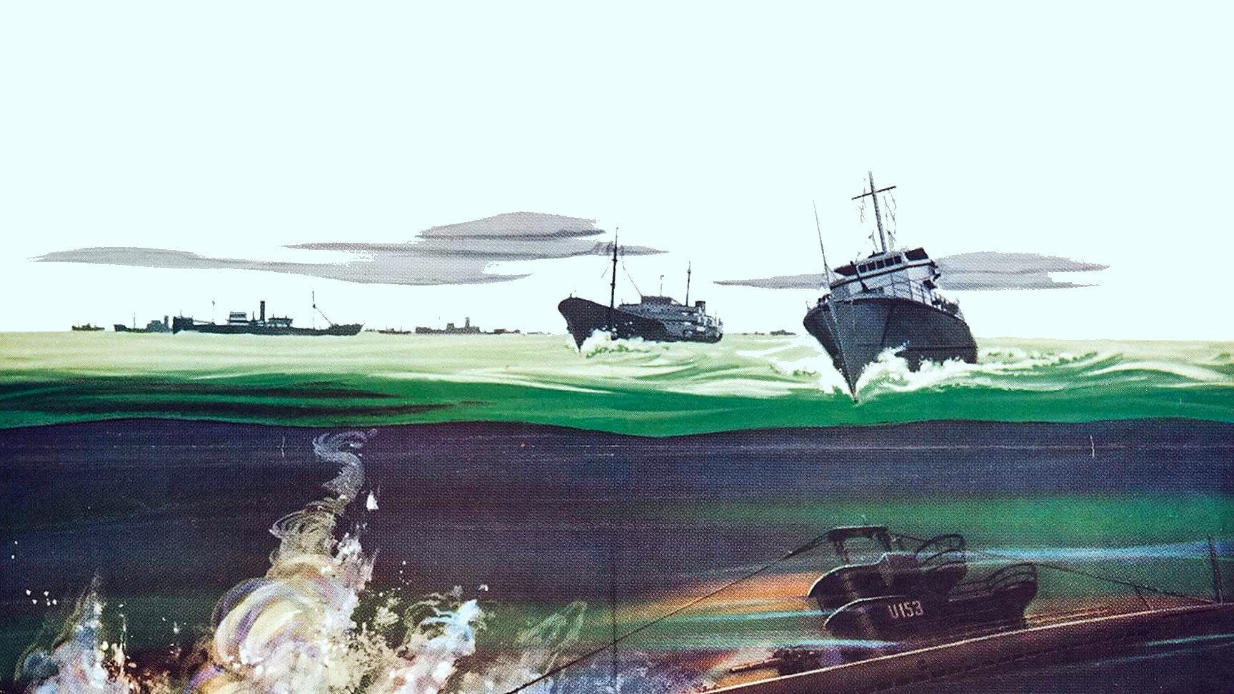 Mystery Submarine 1963 movie scene