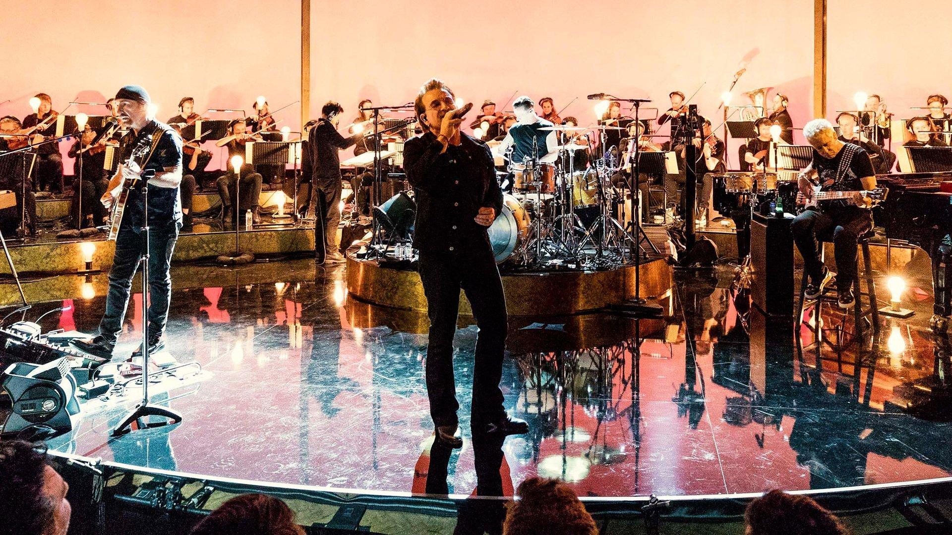 U2 at The BBC 2017 movie scene