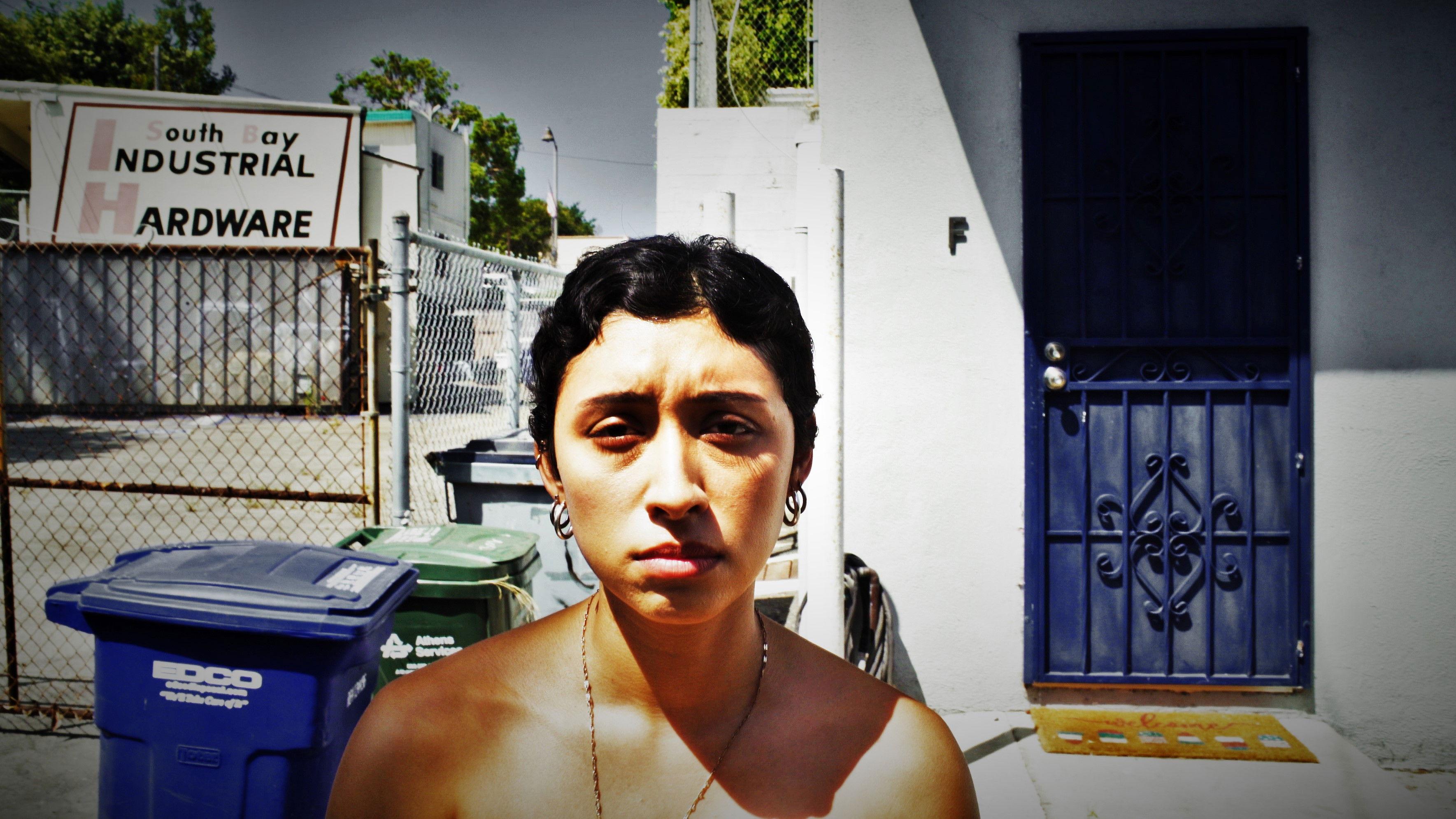 Girl in a Towel 2025 movie scene