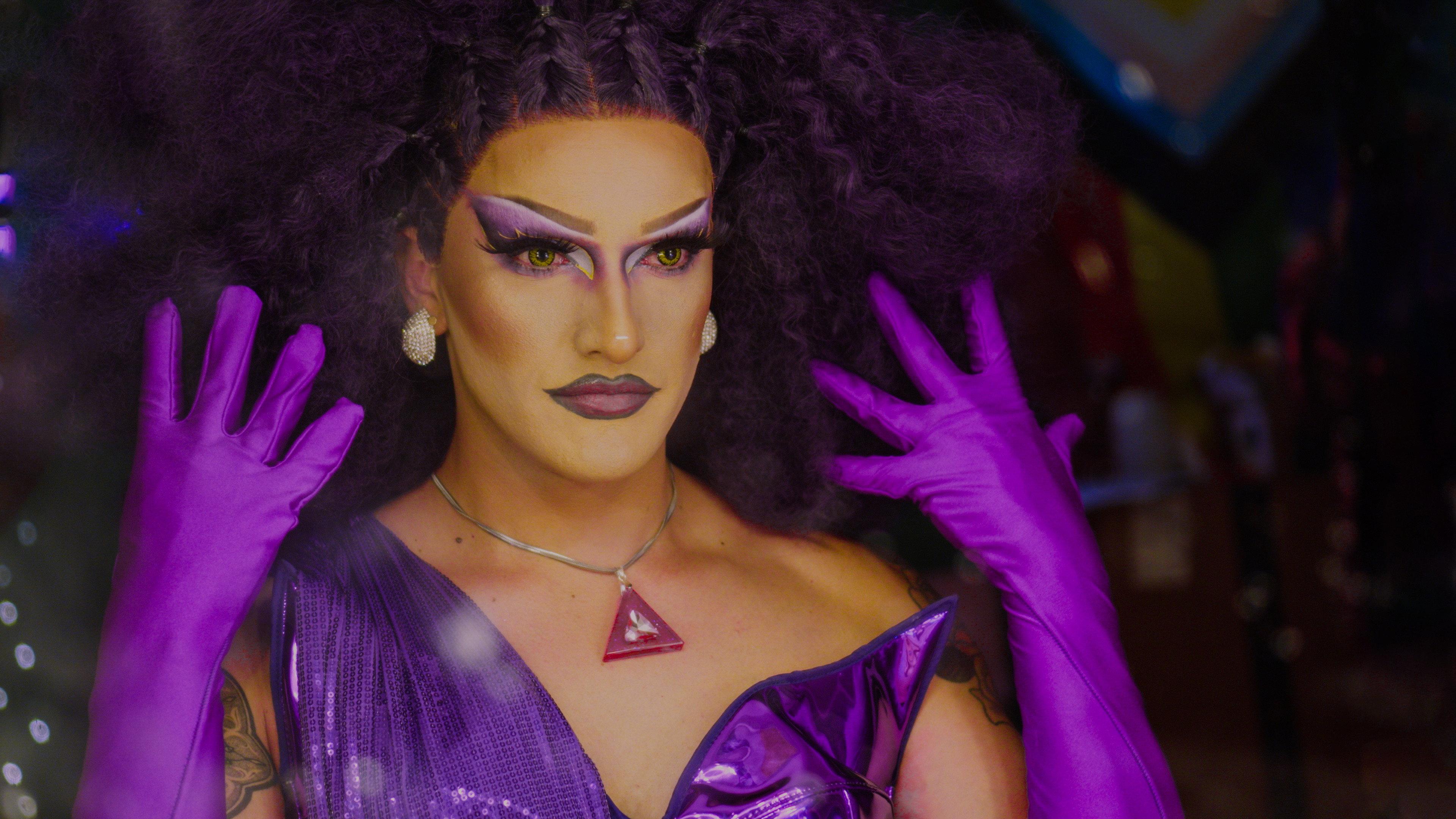 Neon Purple 2024 movie scene