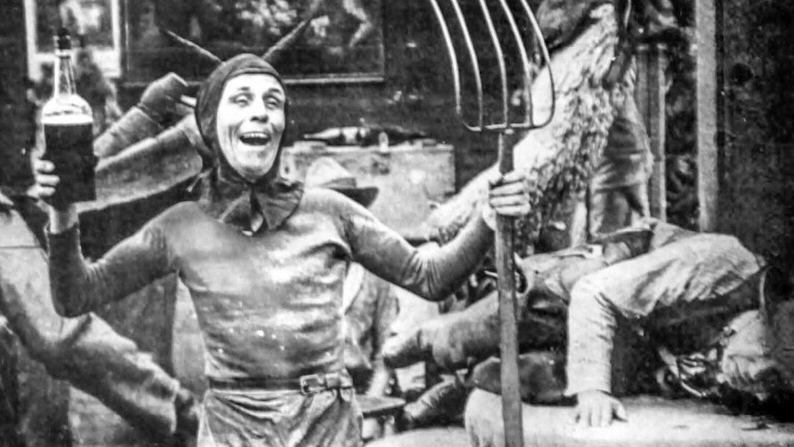 Alkali Ike Plays the Devil 1912 movie scene
