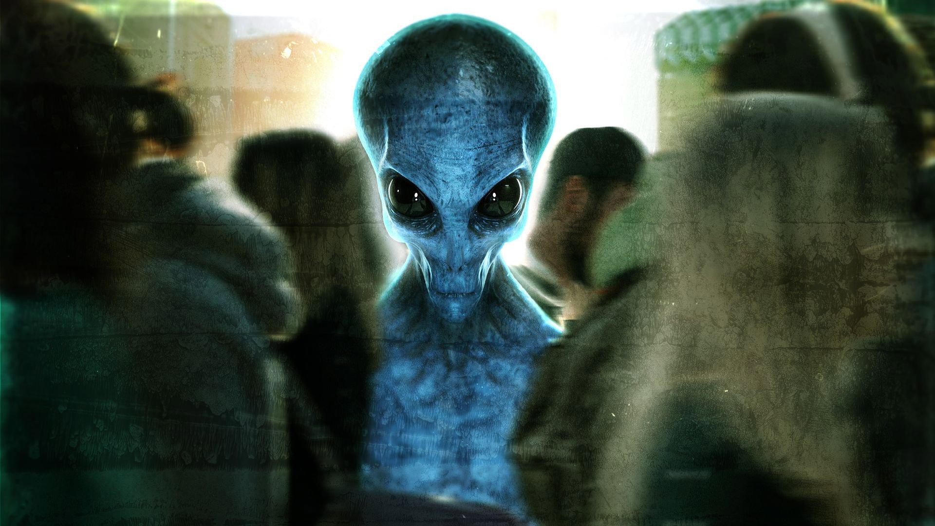 Aliens Living Among Us 2025 movie scene