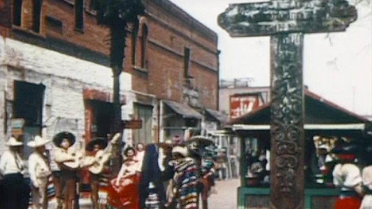 Around the World in California 1947 movie scene