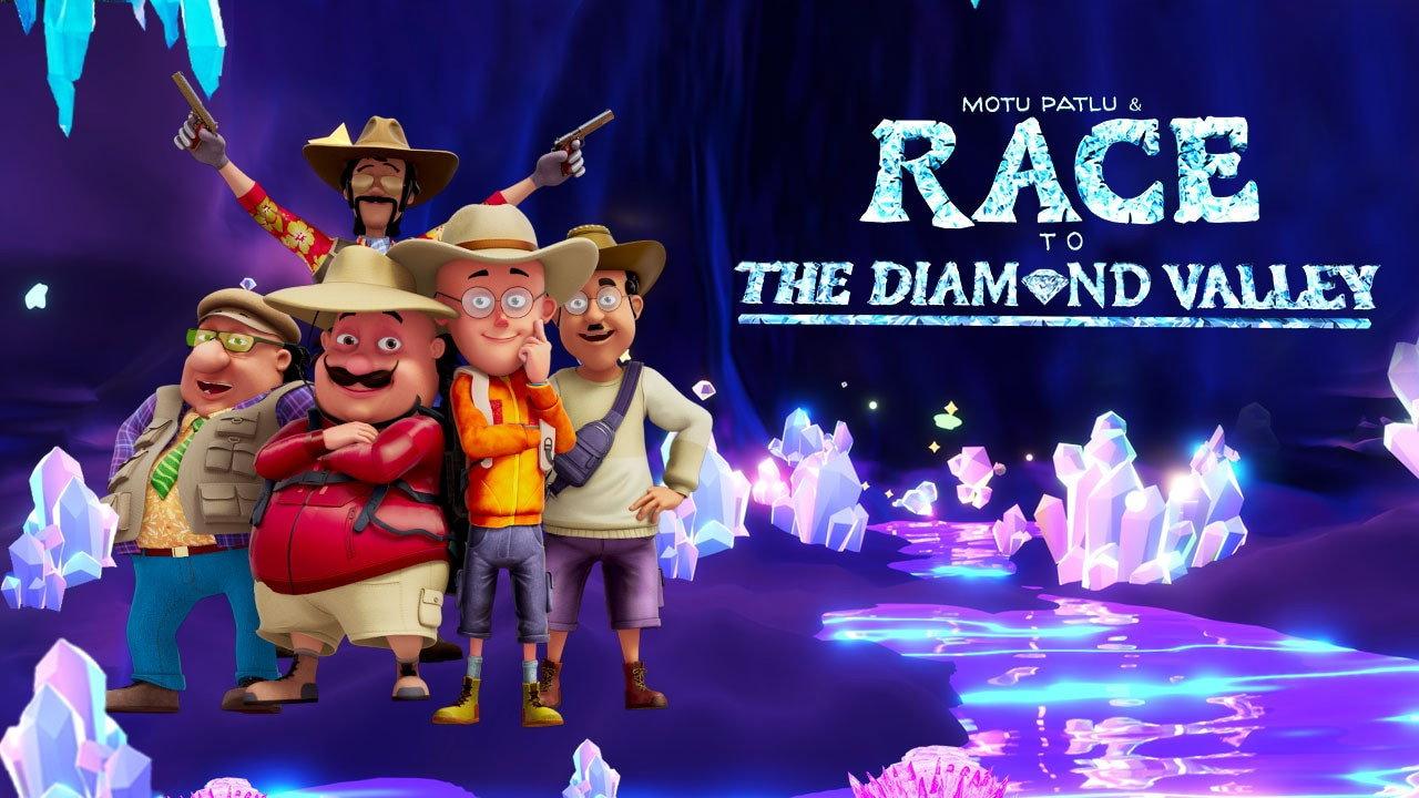 Motu Patlu & The Race to the Diamond Valley movie scene
