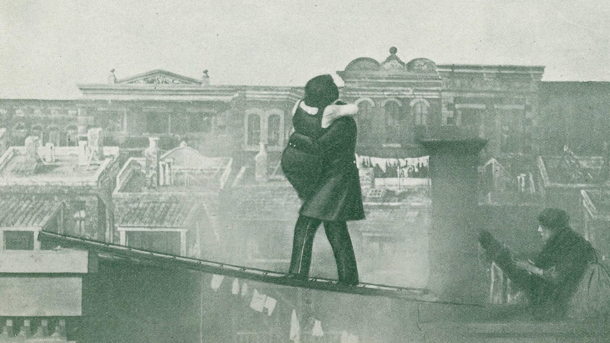 The Fire Cop 1912 movie scene