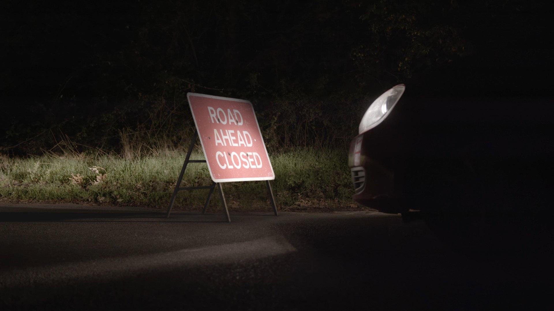 Road Ahead Closed 2024 movie scene