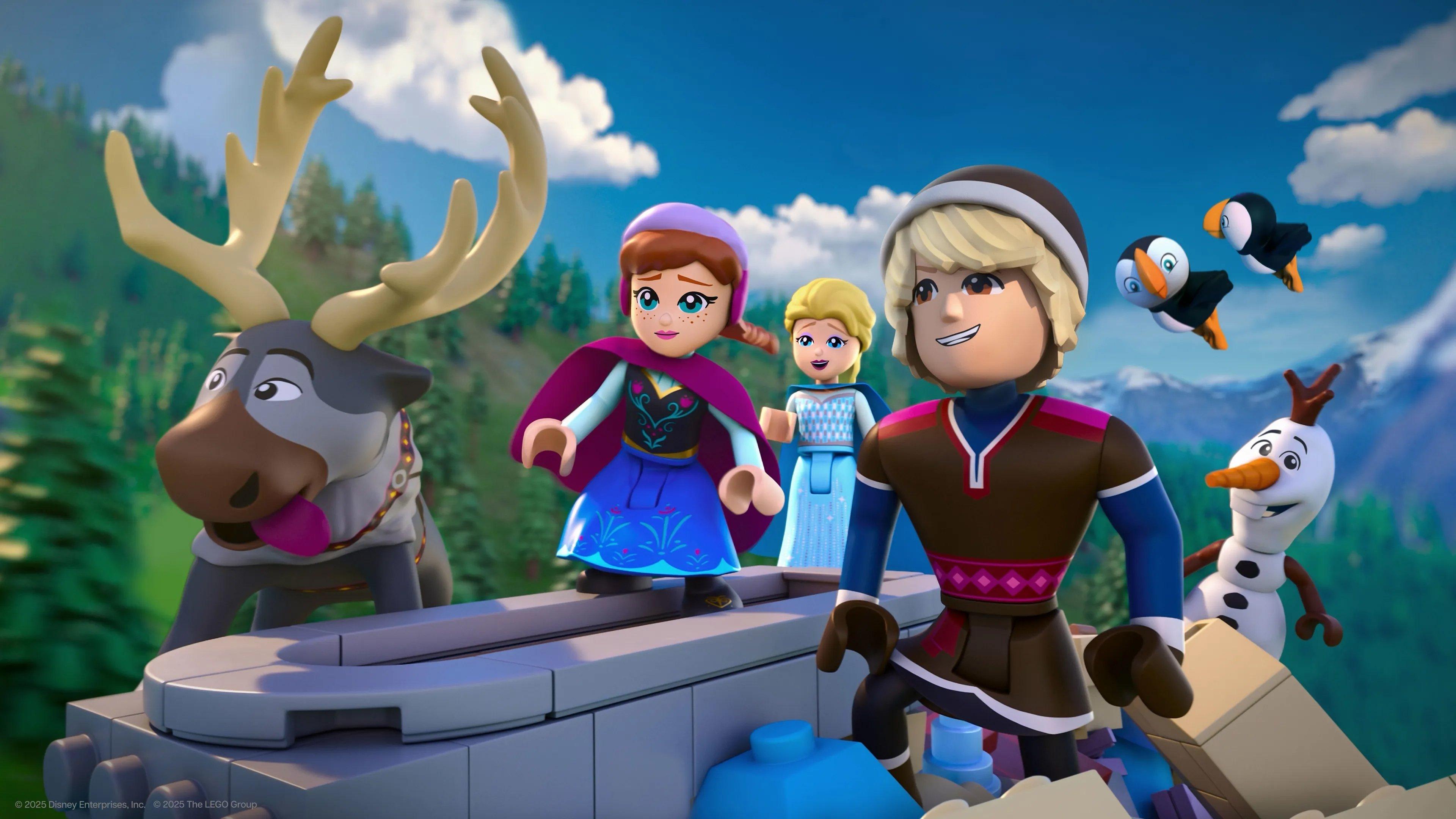 LEGO Frozen: Operation Puffins 2025 movie scene