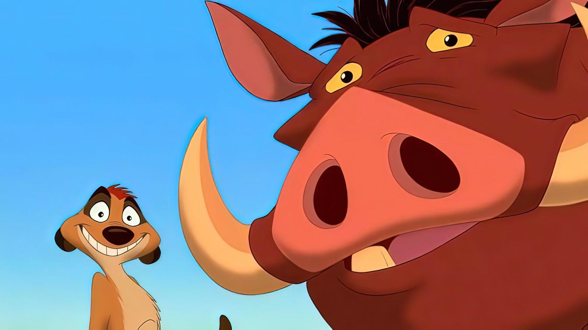 Dining Out with Timon & Pumbaa 1996 movie scene