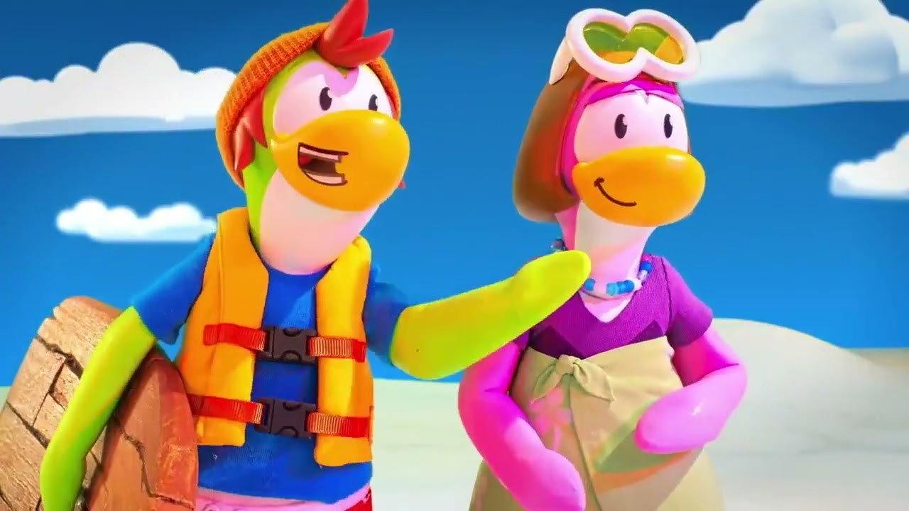 Club Penguin Monster Beach Party 2015 movie scene