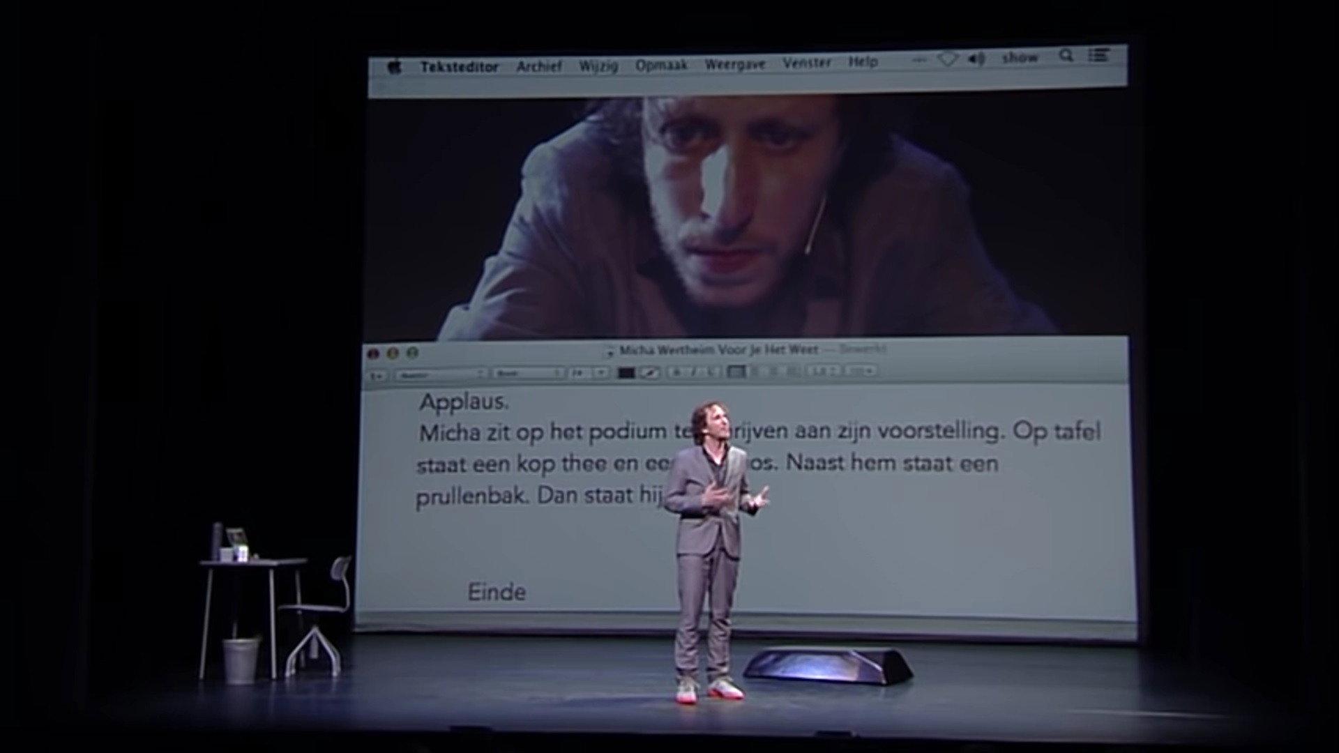 Micha Wertheim: Voor Je Het Weet 2014 movie scene