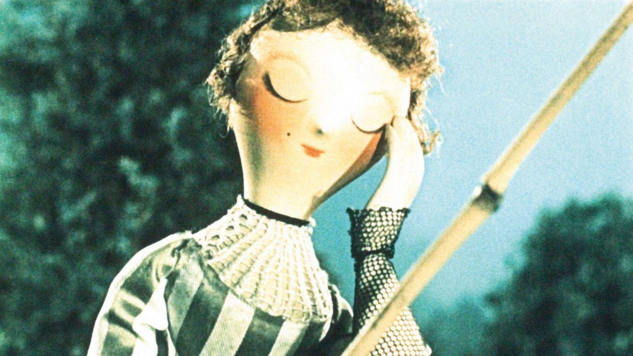 Story of the Bass Cello 1956 movie scene