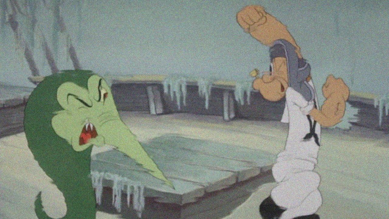 Peep in the Deep 1946 movie scene