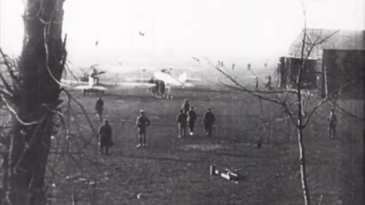 Richthofen 1927 movie scene
