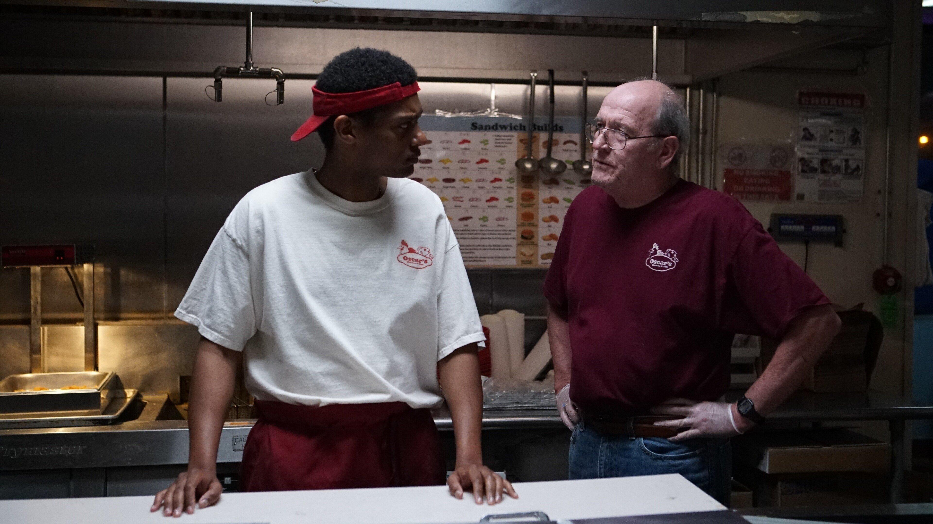 The Last Shift 2020 movie scene