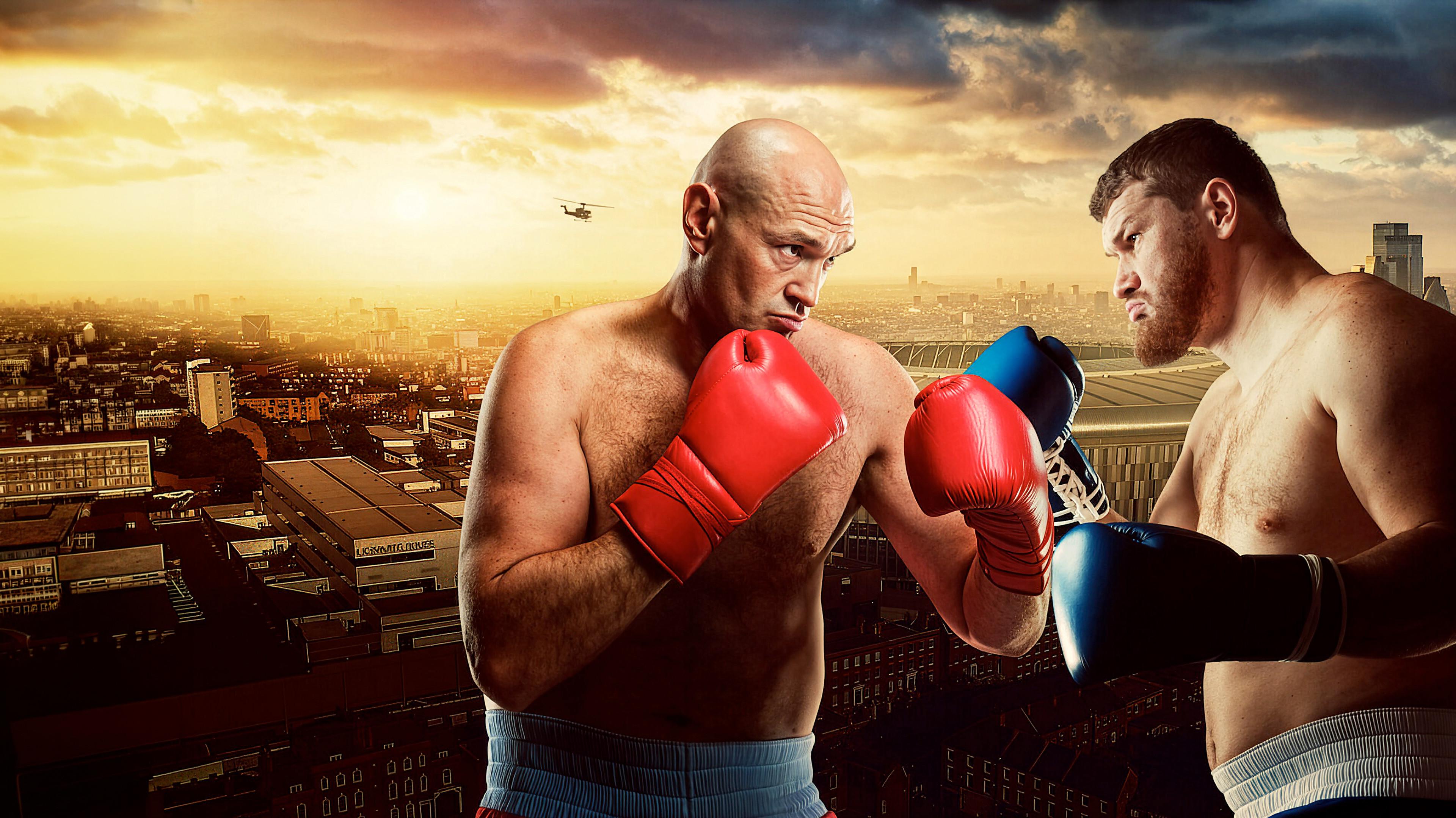 Tyson Fury vs. Arslanbek Makhmudov 2025 movie scene