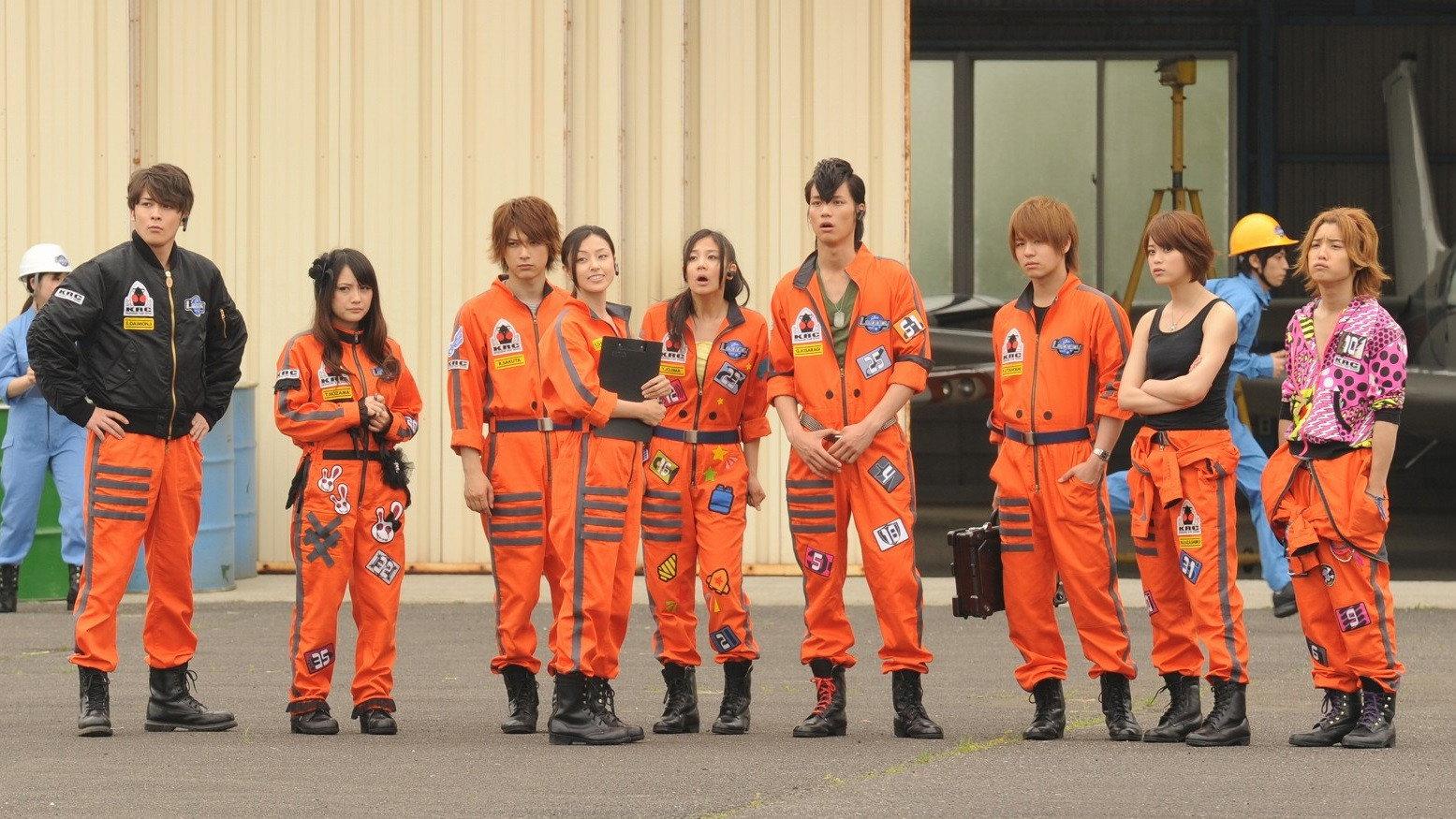 Kamen Rider Fourze The Movie: It’s Space Time, Everybody! 2012 movie scene