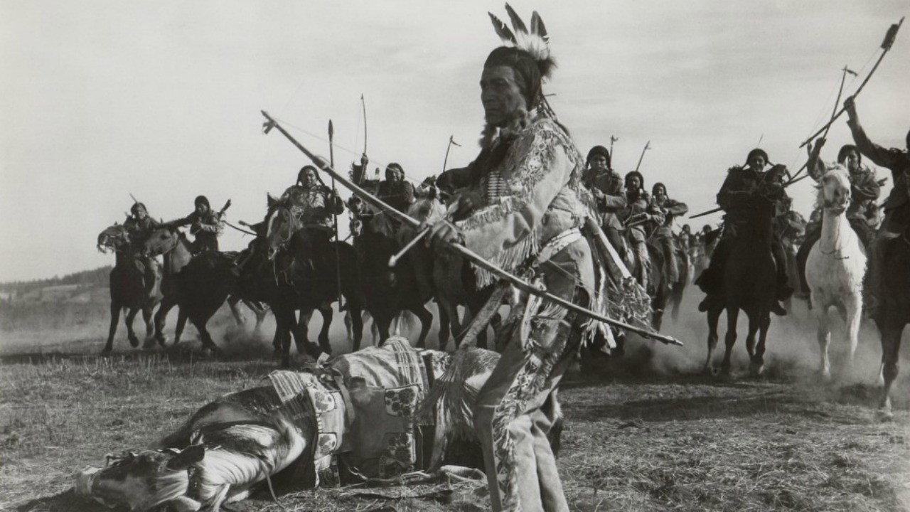 The Great Sioux Uprising 1953 movie scene
