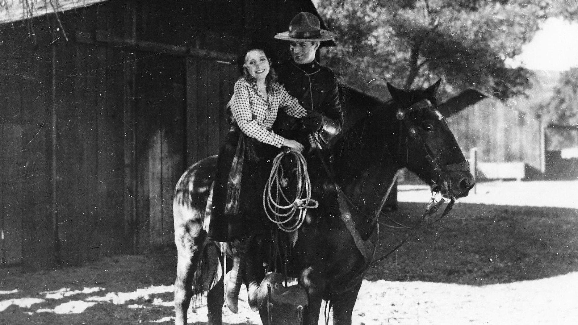 O'Malley Rides Alone 1930 movie scene