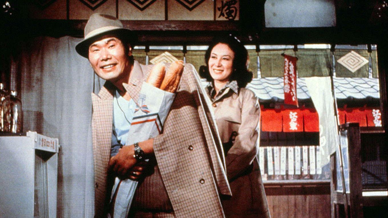 Tora-san Loves an Artist 1973 movie scene