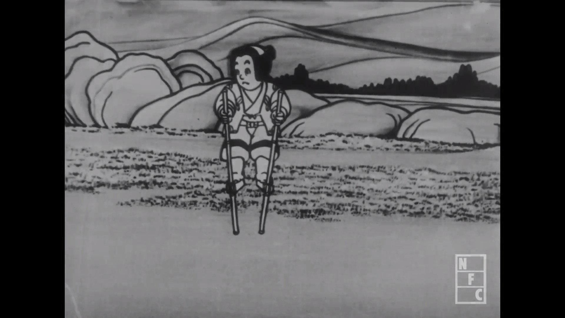 Momotaro, Japan's No.1 1928 movie scene
