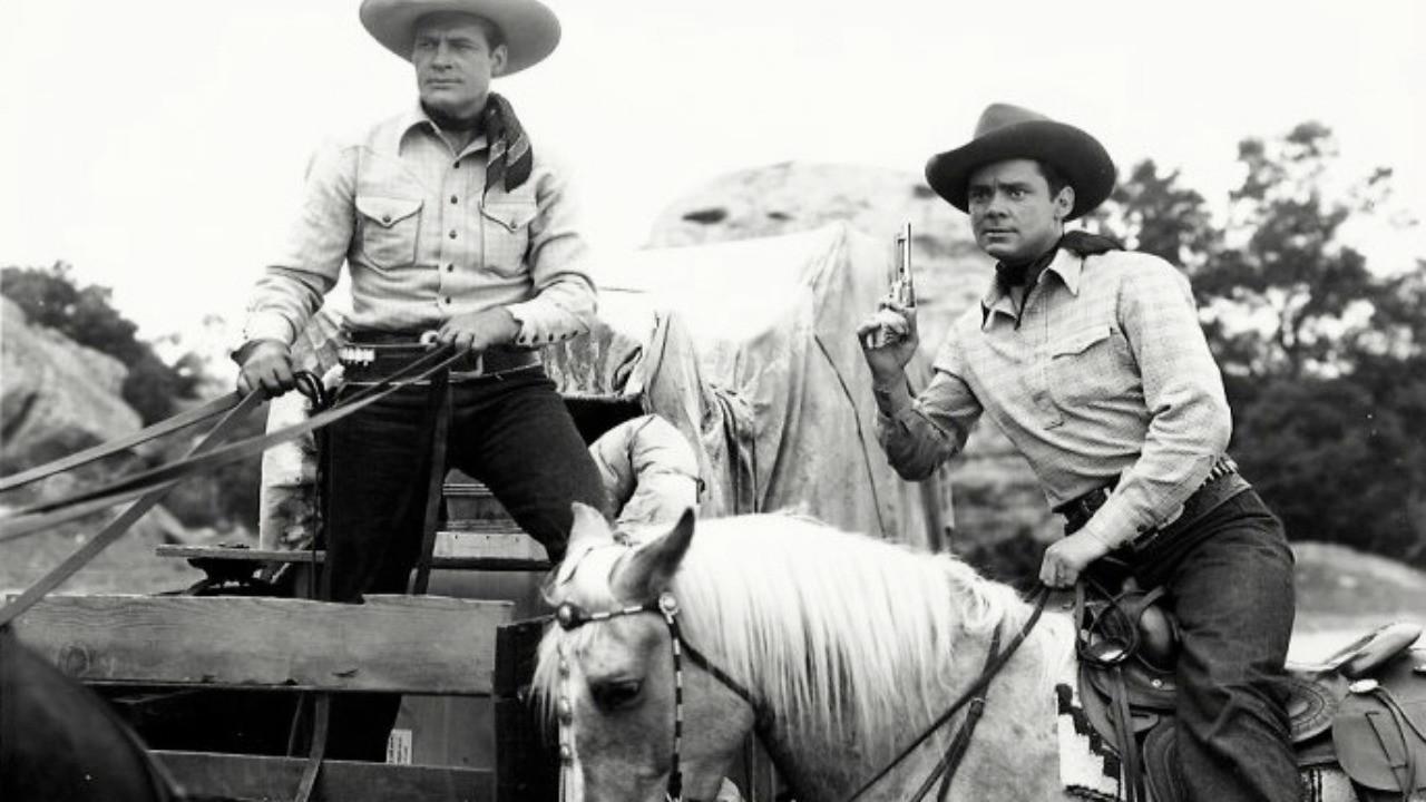 Overland to Deadwood 1942 movie scene