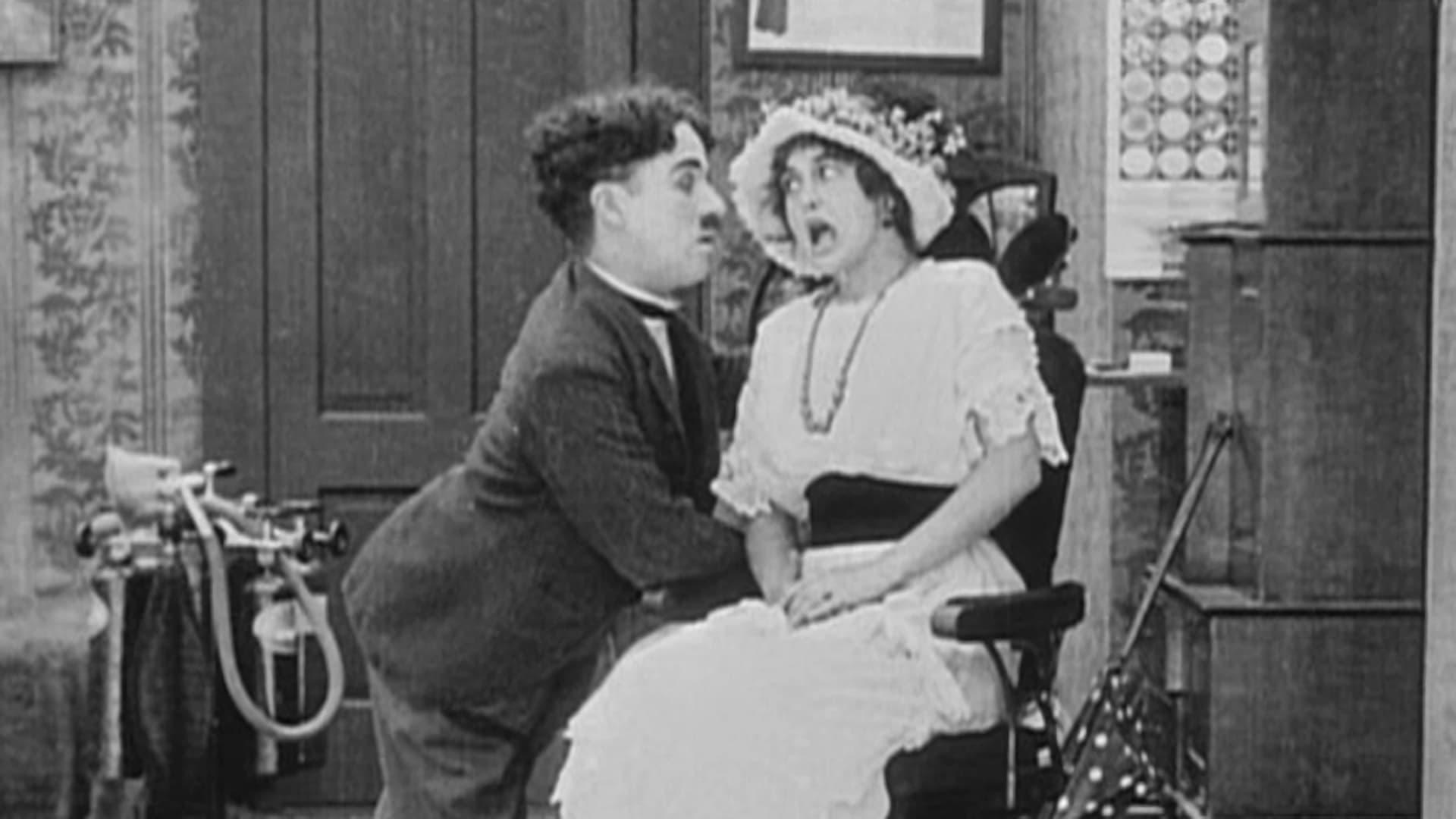 Laughing Gas 1914 movie scene