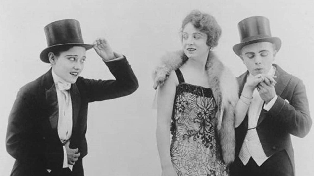 The Danger Girl 1916 movie scene