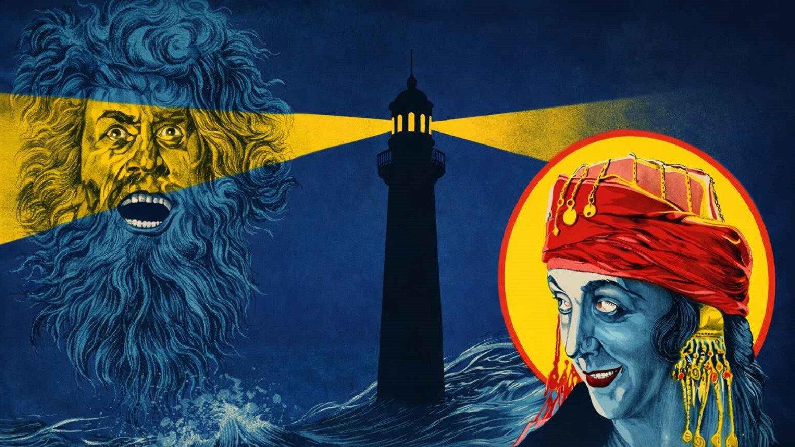Mystery of Lighthouse 1924 movie scene