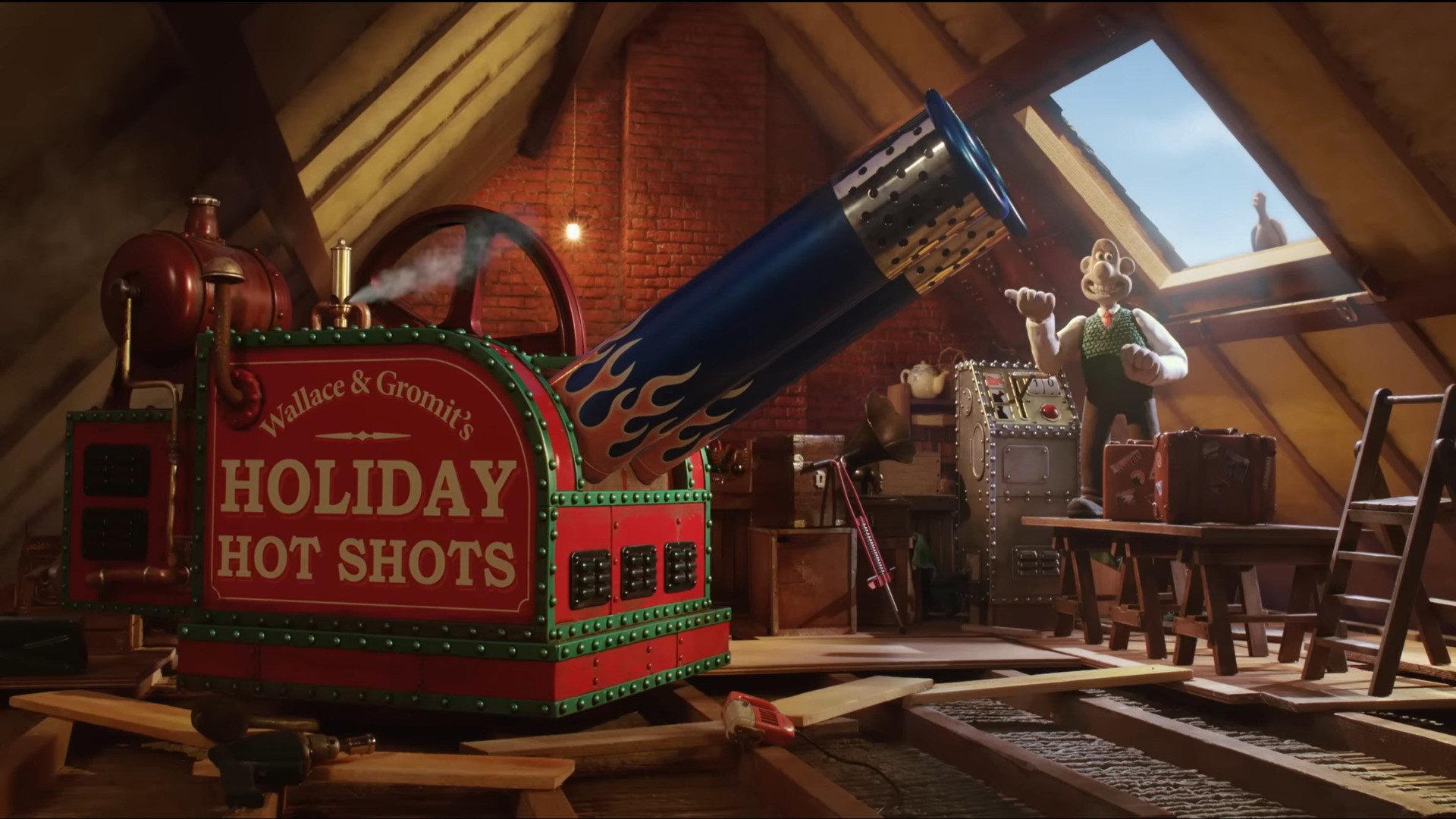 Wallace & Gromit x Visit England 2015 movie scene
