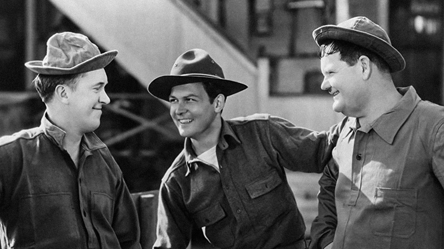 Pack Up Your Troubles 1932 movie scene