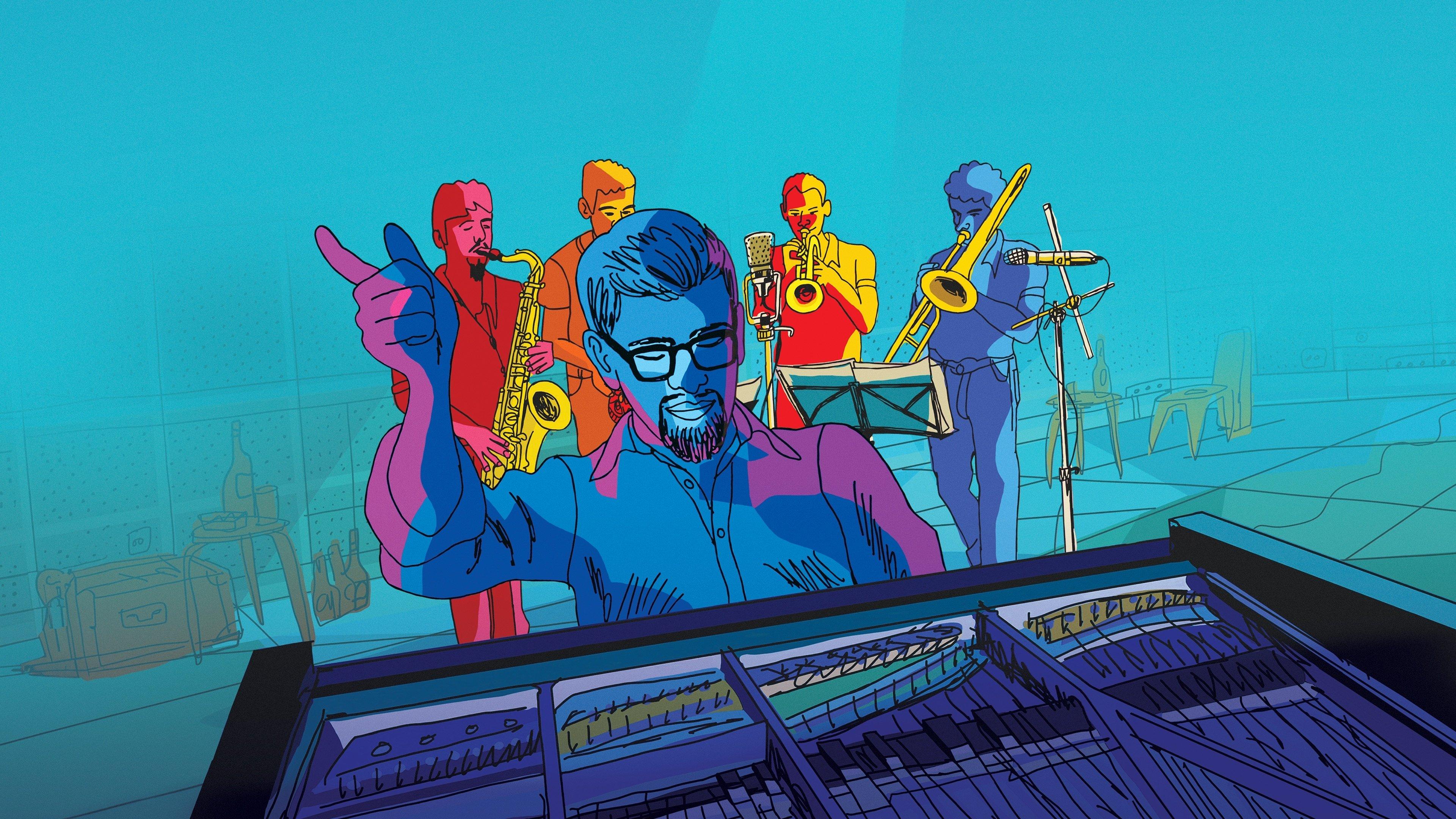 They Shot the Piano Player 2023 movie scene
