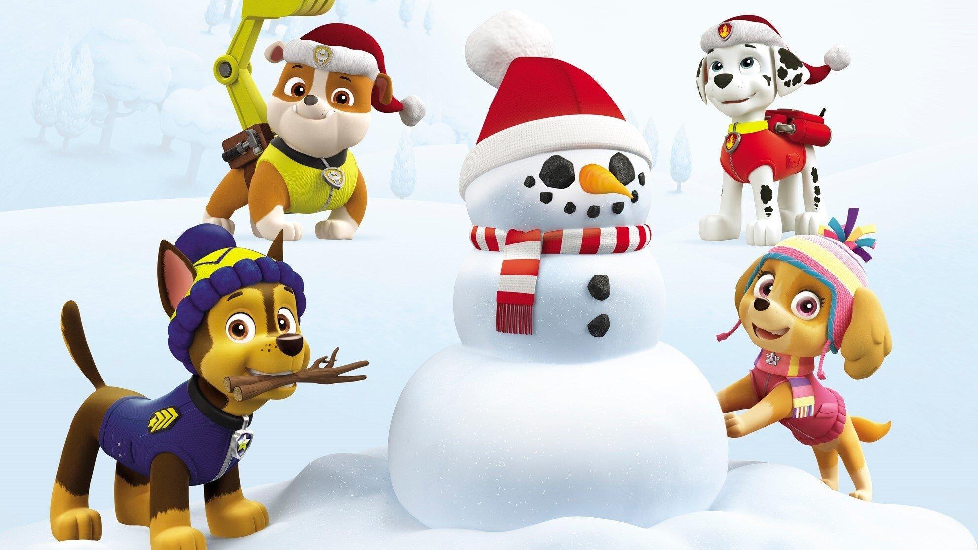 PAW Patrol. Mission Xmas 2022 movie scene