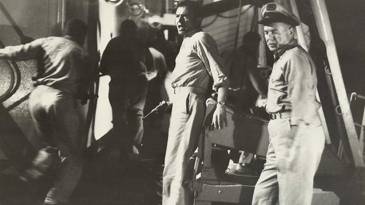 The Decks Ran Red 1958 movie scene